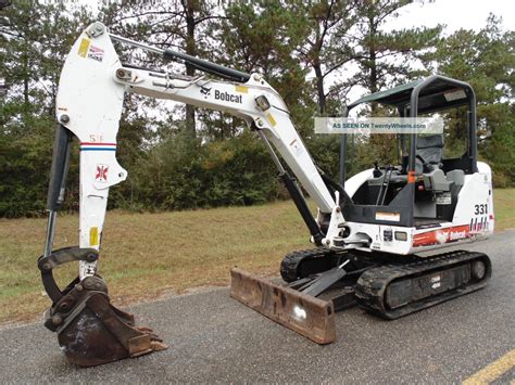 used front blade equipment 331 bobcat mini excavator|bobcat 331g mini excavator reviews.